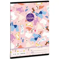 Ars Una: Doggy Friends - quaderno a righe per la terza classe con cagnolini, 32 pagine, formato A/5