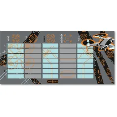 Ars Una: Drone X orario su un foglio, fronte-retro immagine 1