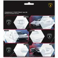 Ars Una: Etichette per quaderni confezionate con motivo Lamborghini 3x6 pezzi