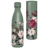 Ars Una: Flowery Pink borraccia in metallo a doppia parete in confezione regalo 500 ml