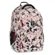 Ars Una: Flowery Pink zaino ergonomico scolastico con fiori, 33x45x24 cm