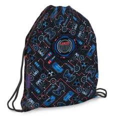 Ars Una: Gamers HUD sacca da ginnastica, borsa sportiva 32x42 cm