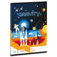 Ars Una: Gravity astronauta quaderno a righe per la terza classe A/5