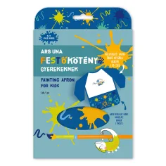 Ars Una: Grembiule impermeabile a maniche lunghe per pittura - Blue Splash immagine 2