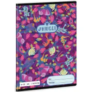 Ars Una: Jungle - Quaderno a righe per la 2ª classe con motivo di animali della giungla, 32 pagine, formato A/5