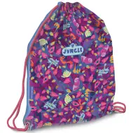 Ars Una: Jungle zaino sportivo con motivo giungla viola, 32x42cm
