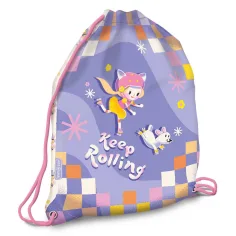 Ars Una: Keep Rolling sacca a cordoncino, sacca sportiva 32x42 cm immagine 1