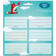 Ars Una: Lovely Day etichette per quaderni confezionate (3x6 pezzi)