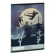 Ars Una: Ninjas in the Dark quaderno a righe A/5 per la 3ª classe, 12-32