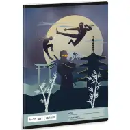 Ars Una: Ninjas in the dark quaderno a righe per la 2ª classe, formato A/5, 16-32 pagine