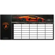 Ars Una: Orario scolastico Lamborghini Aventador, a una pagina, fronte-retro