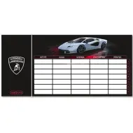 Ars Una: Orario scolastico monofacciale e bifacciale Lamborghini in colore nero