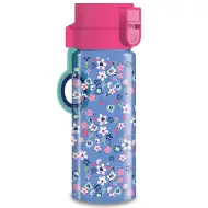 Ars Una: Pearl Blossom Blue bottiglia floreale senza BPA 475ml