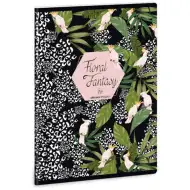 Ars Una: Quaderno a quadretti Floral Kakadu A/5 40 fogli