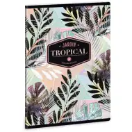 Ars Una: Quaderno a quadretti Tropical Leaf A/5 40 fogli