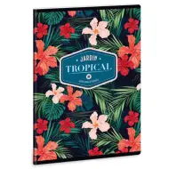 Ars Una: Quaderno a quadretti Tropical Wildblume A/5 40 fogli