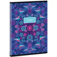 Ars Una: Quaderno a quadretti con anelli extra blu di Catalina Estrada A/5