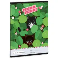 Ars Una: Quaderno a quadretti con gatti Think Pink, formato A/5 27-32