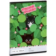 Ars Una: Quaderno a righe Think Pink con gattino formato A/5 21-32