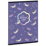 Ars Una: Quaderno a righe Wonderland Unicorn A/5 40 fogli