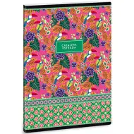 Ars Una: Quaderno a righe con anelli extra tropicali di Catalina Estrada A/5