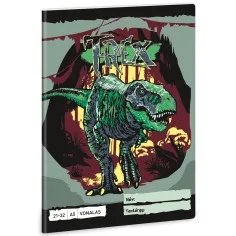 Ars Una: Quaderno a righe T-Rex dinosauro A/5