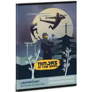 Ars Una: Quaderno per appunti Ninjas in the dark, 38 fogli, formato A/5