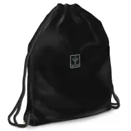 Ars Una: Sacca sportiva per adolescenti Jet nera, 37,5x46cm