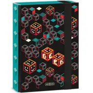 Ars Una: Scatola per quaderni Geek turchese-nero A/5