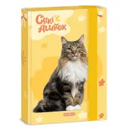 Ars Una: Scatola portaquaderni A/5 con Gatto delle foreste norvegesi carino