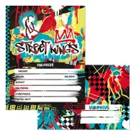 Ars Una: Set di 10 inviti Street Kings con buste
