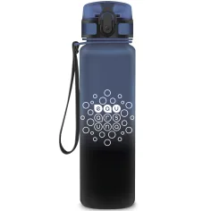 Ars Una: Stormy Night borraccia opaca con sfumatura blu-nera, senza BPA, 600 ml
