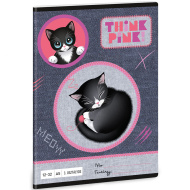 Ars Una: Think Pink A/5 quaderno a righe per la terza elementare 12-32