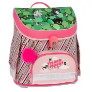 Ars Una: Think Pink compatto zaino scolastico ergonomico con chiusura magnetica, zaino 33x41x24 cm