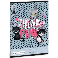 Ars Una: Think Pink quaderno a righe con gattini per la 2ª classe, 32 pagine, formato A/5