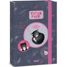 Ars Una: Think Pink scatola per quaderni A4, carina a tema gatti