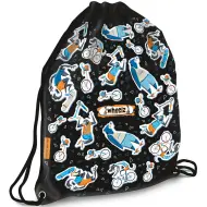 Ars Una: Wheelz zaino da palestra per ragazzi, borsa sportiva 32x42cm