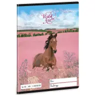 Ars Una: Wild and Free quaderno a righe per il 2° anno con cavalli A/5