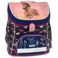 Ars Una: Wild and Free zaino scolastico ergonomico compatto con chiusura magnetica, zaino 33x41x24cm