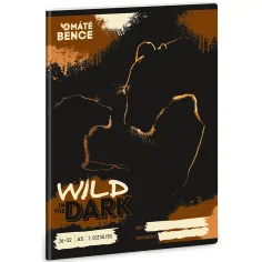 Ars Una: Wild in the dark quaderno a righe per la seconda elementare A5 16-32