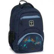Ars Una: Zaino ergonomico scolastico Airborne blu scuro, 33x45x24cm