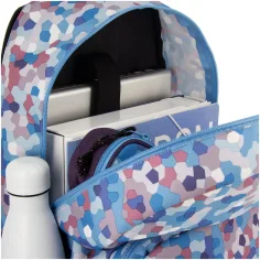 Ars Una: Zaino scolastico Caleidoscope-blue AU-14 32 x 51 x 25 cm immagine 8