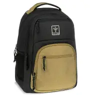 Ars Una: Zaino scolastico Dune marrone-nero AU-5, zaino 33x49x23cm
