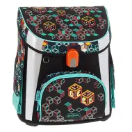 Ars Una: Zaino scolastico compatto Geek con chiusura magnetica 33x41x24cm