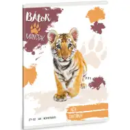 Ars Una: Zampe Coraggiose - Quaderno tigrato a quadretti A/5 27-32