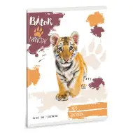 Ars Una: Zampe Coraggiose - Tigre quaderno a righe A/5 per la 1ª classe 14-32