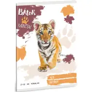 Ars Una: Zampette Coraggiose - Quaderno a righe Tigre A/5 21-32