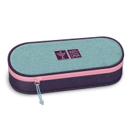 Ars Una: astuccio grande turchese-viola 23x5,5x9cm