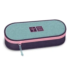 Ars Una: astuccio grande turchese-viola 23x5,5x9cm