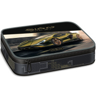 Ars Una: astuccio portapenne multistrato Lamborghini giallo 15,5x22,5x4,5 cm